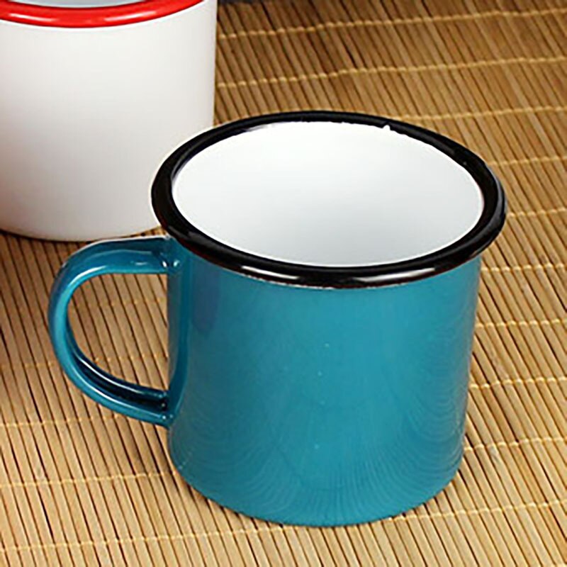 Old-Fashioned Enamel Cups