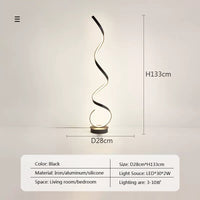 Thumbnail for Minimalist LED Strip Floor Lamp