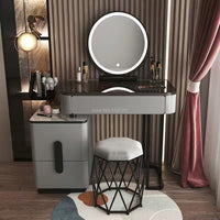 Thumbnail for Modern LED Vanity Desk Dresser Table for Household Bedroom