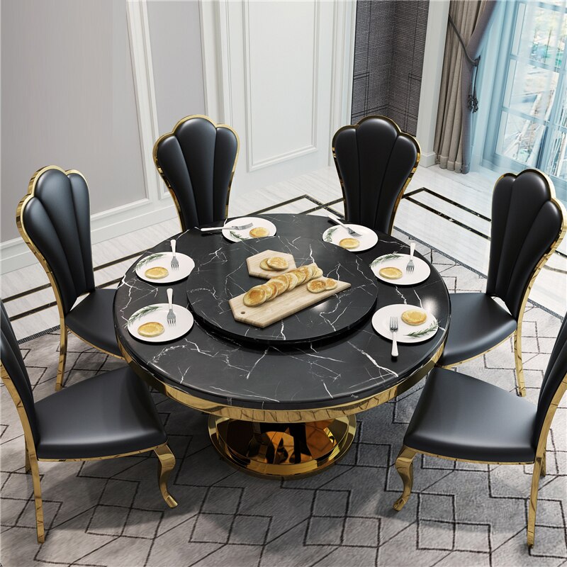 Nordic Vintage Nordic Round Dining Table Set