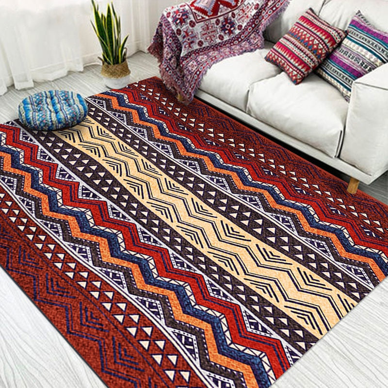 Moroccan Ethnic Style Living Room Carpet