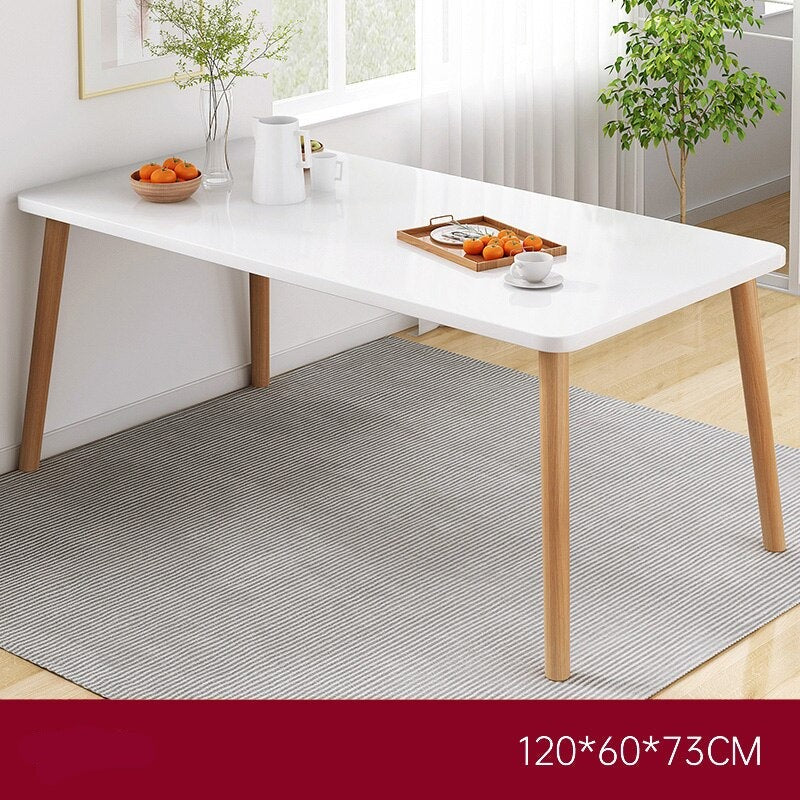 White Nordic Dining Table Set