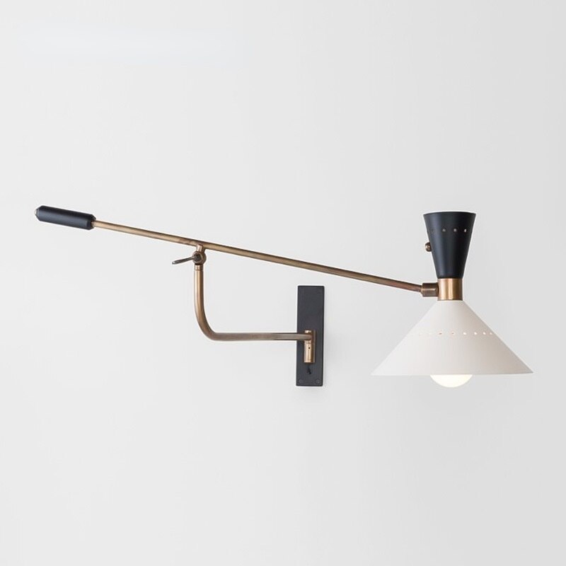 Adjustable Long Arm Wall Light