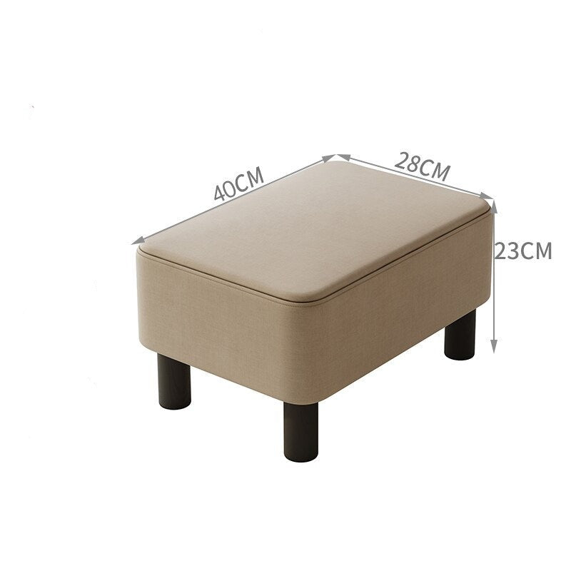 Shoe Bench Foot Rest Step Stool with Storage
