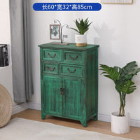 Thumbnail for American Style Retro Chest of Drawers with Old Solid Wood