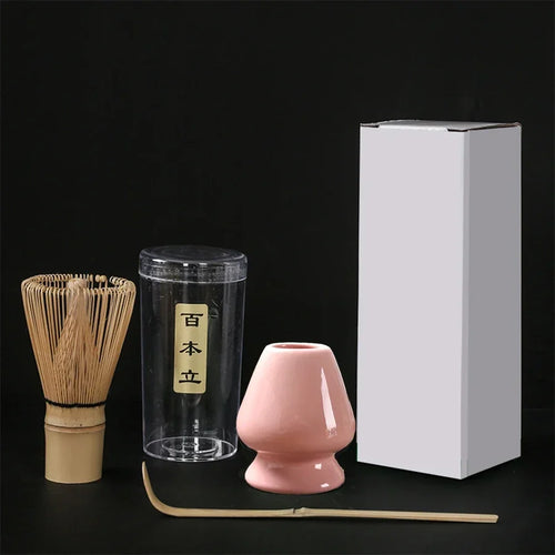 Japanese Matcha Set with Safety Bamboo Buddha Tea Spoon.