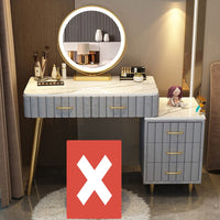 Thumbnail for Multi-functional Dressing Table with LED Mirror