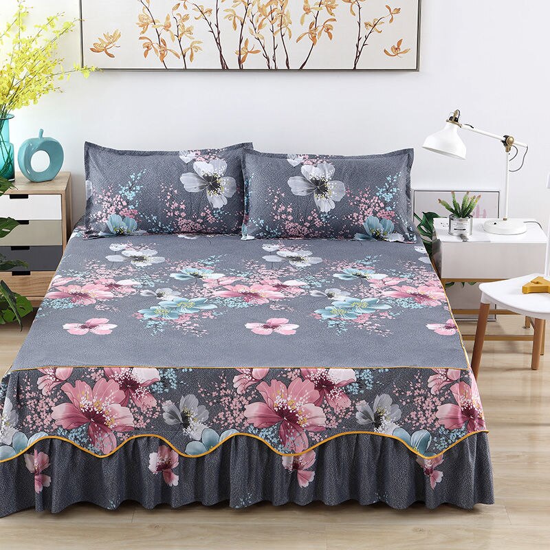 Soft Sanding Bedspread with Anti-Skip Design