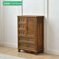 Thumbnail for Old Solid Wood Retro Chest of Drawers for Bedroom Storage
