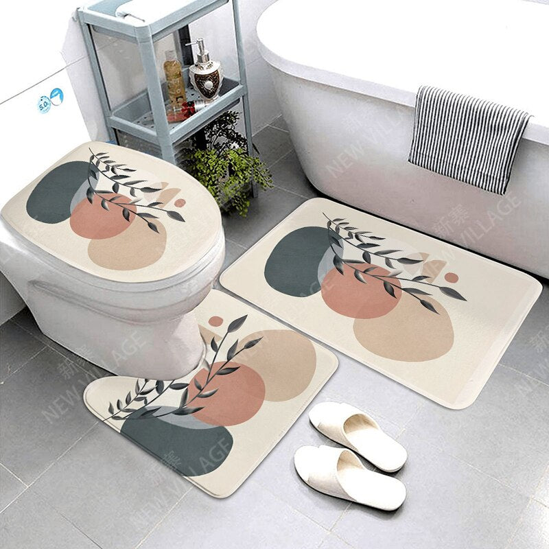 Anti-Slip Decorative Bathroom Bath Mat