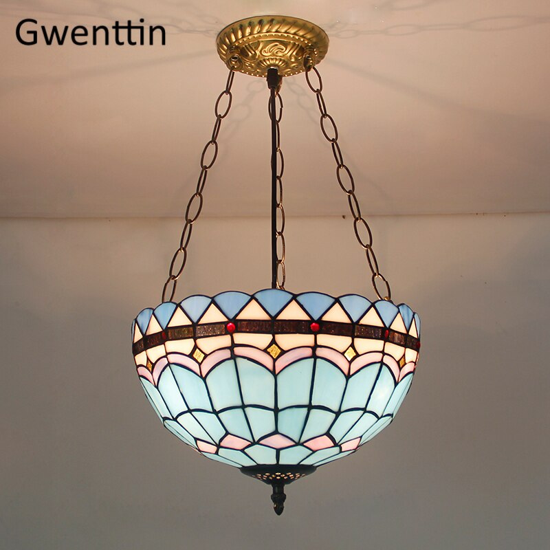 Tiffany Stained Glass Pendant Light