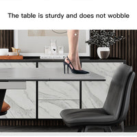 Thumbnail for Retractable Marble Dining Table