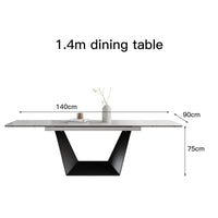 Thumbnail for Retractable Marble Dining Table