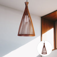 Thumbnail for Hand-Woven Bamboo Pendant Lamp