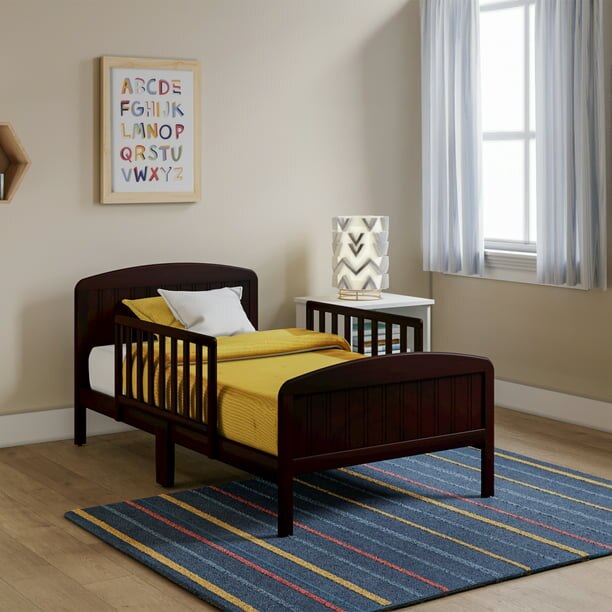 BK Furniture Harrisburg XL Pink Wooden Toddler Bed