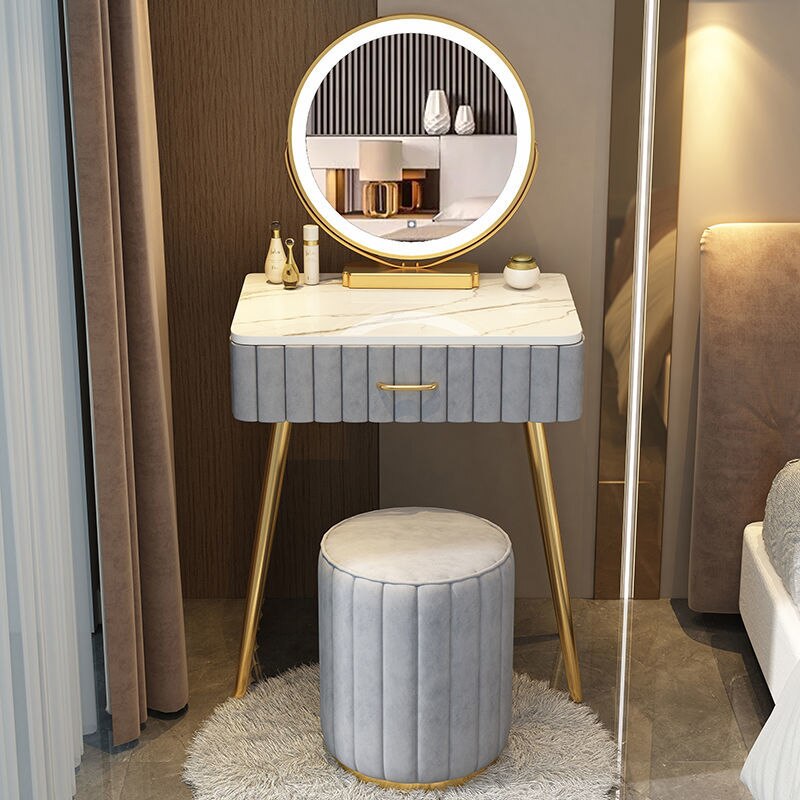 Multi-functional Dressing Table with LED Mirror