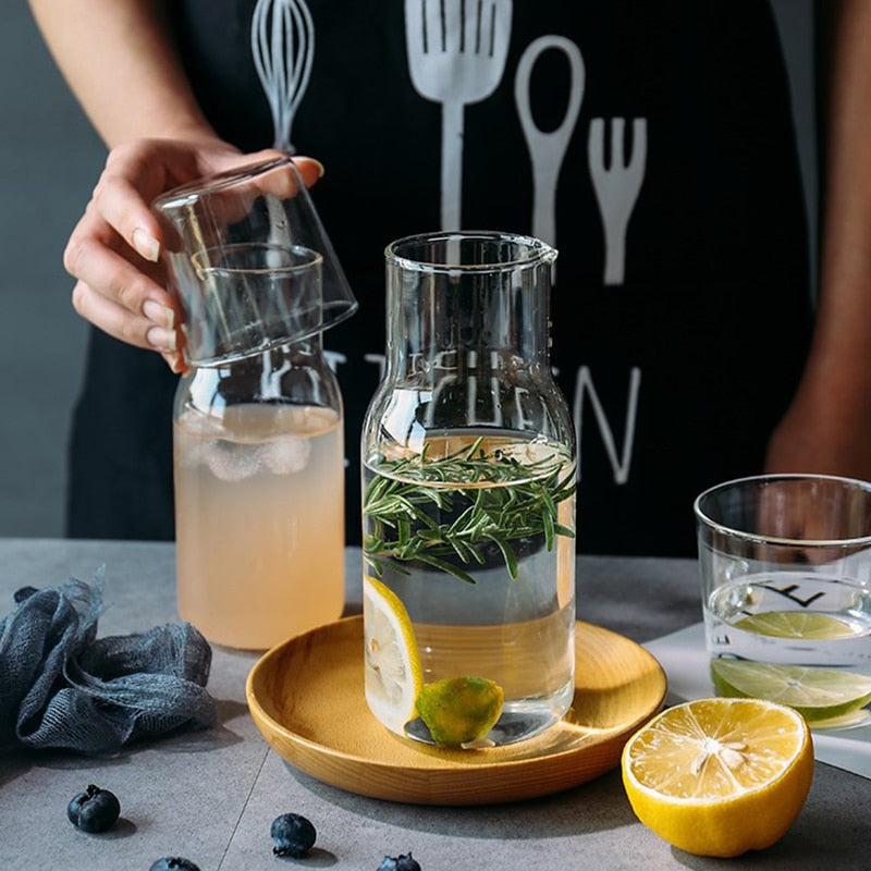 Glass Pitcher for Milk, Beverage, and Tea - Versatile Drinkware
