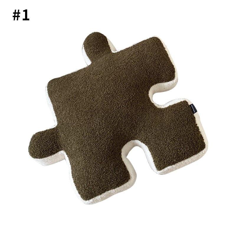 Puzzle-Shaped Pillow