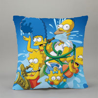 Thumbnail for Simpsons Pillow Cover with Double Sided Printing