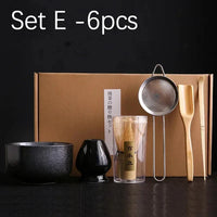 Thumbnail for Japanese Matcha Blender Set with Bamboo Whisk Matcha Brush