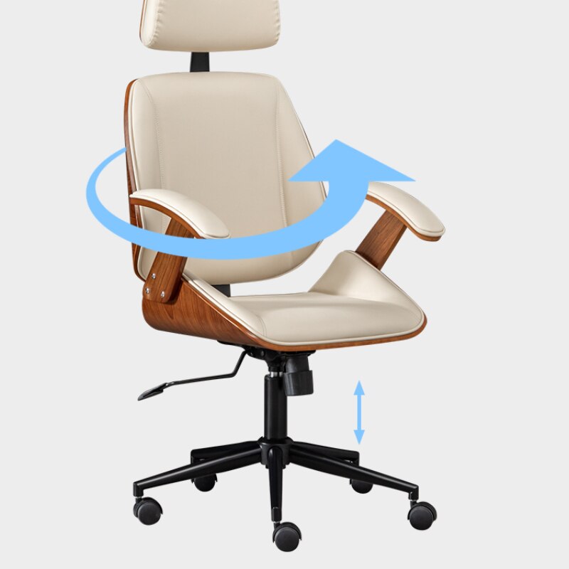 Modern Lift Swivel Backrest Chair