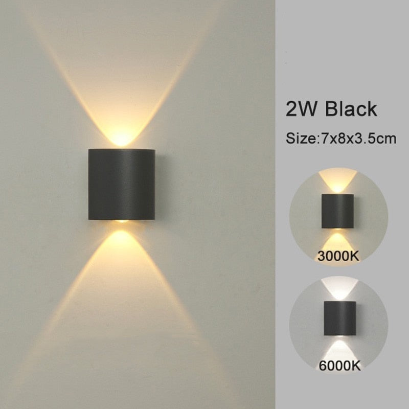 Modern White LED Wall Lights for Living Areas