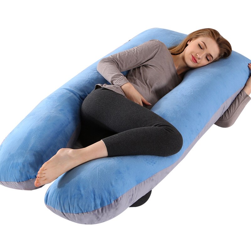 U-Shaped Pregnancy Pillow with Neck and Back Support