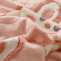 Thumbnail for Winter Soft Coral Fleece Throw Blanket