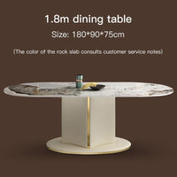 Thumbnail for Modern Luxury Rectangular Dining Table and Chair