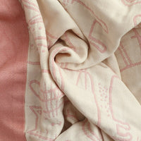 Thumbnail for Bamboo Cotton Throw Blanket - 4-Layer Knit Woven Lightweight Blanket
