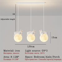 Thumbnail for Moon LED Pendant Lights for Bedroom