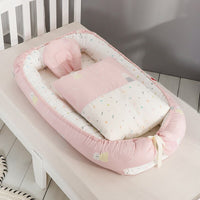 Thumbnail for Girls Bassinet with Bedding Fence