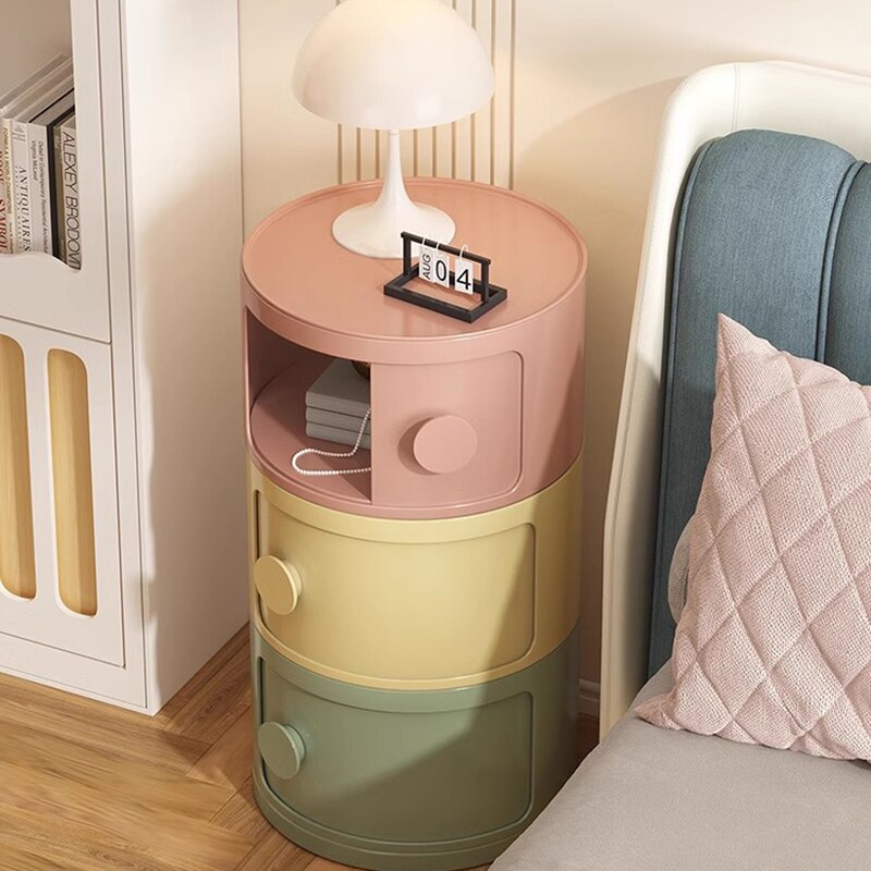 Kids Bedroom Cute Nightstand - Smart Filing Cabinets Drawer Dresser