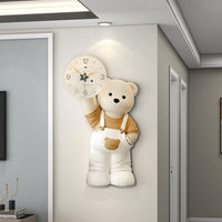 Thumbnail for Modern Bear Creative Wall Clock Lamp