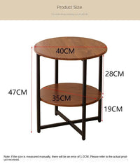 Thumbnail for Modern Small Double-Deck Coffee Tables