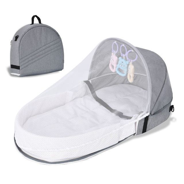 Foldable Baby Nest Bassinet Portable Bed Multi-function with Mosquito Net