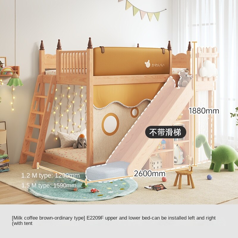 Treehouse Bunk Beds with Slide