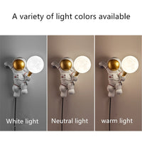 Thumbnail for Nordic LED Astronaut Wall Light for Children's Rooms