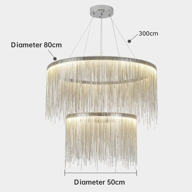 Modern LED Chandeliers With Remote Control