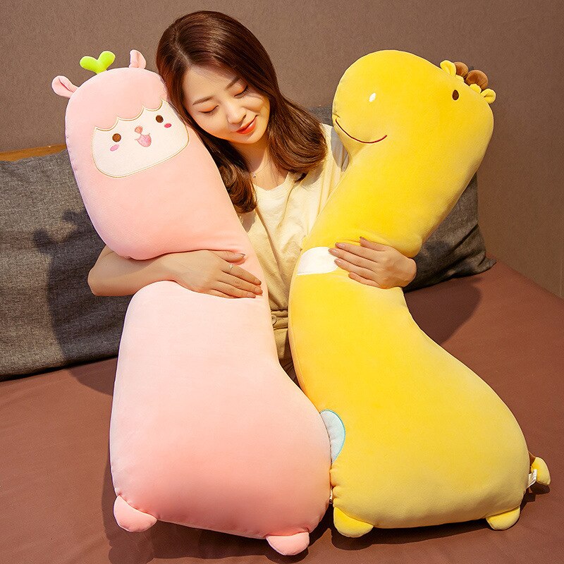 Cartoon Animal Body Pillow for Side Sleepers