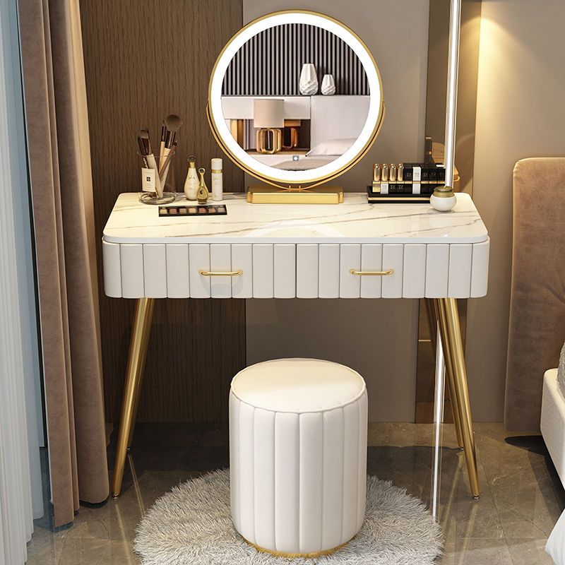 Multi - functional Dressing Table with LED Mirror - Casatrail.com