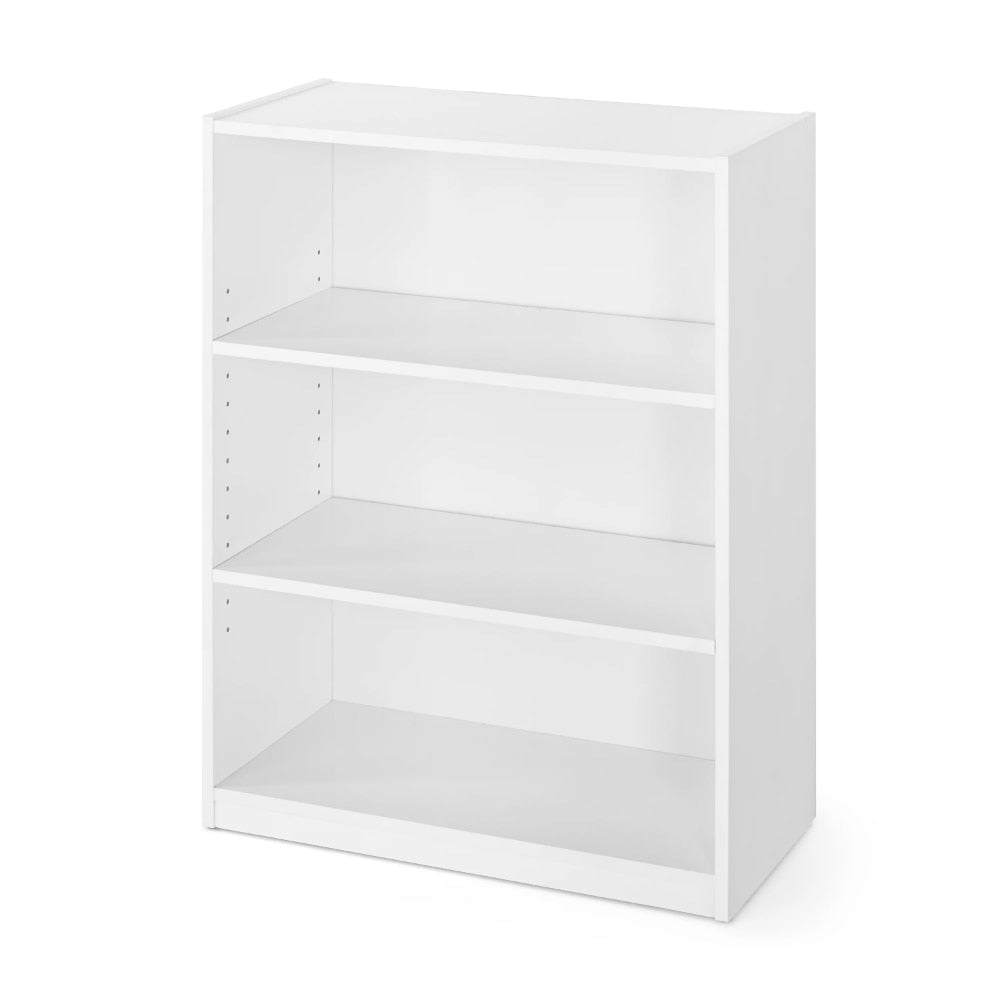 Adjustable 3-Shelf Bookcase for Home Storage