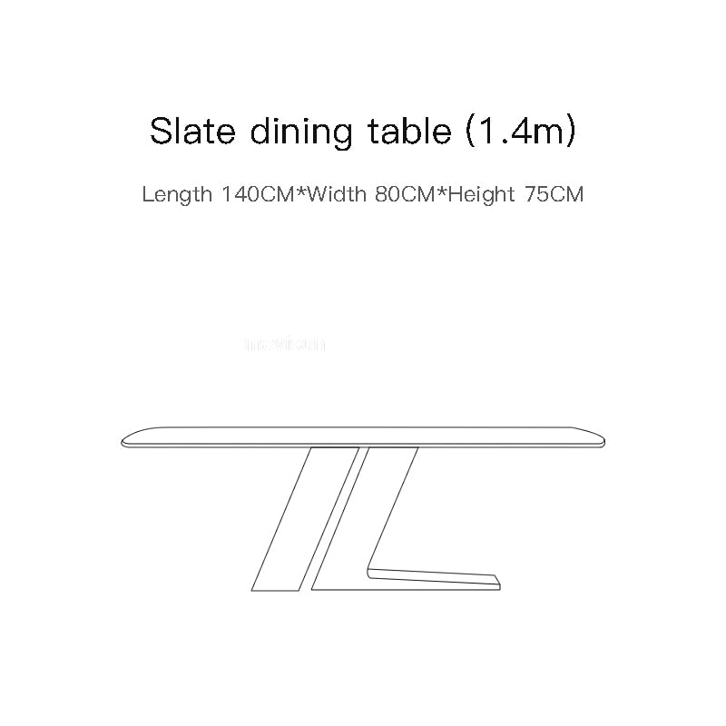 Creative Minimalist Marble Top Kitchen Table Set