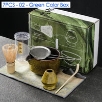 Thumbnail for Japanese Matcha Blender Set with Bamboo Whisk Matcha Brush