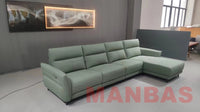 Thumbnail for Electric Recliner Sofa Set with Genuine Leather