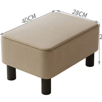 Thumbnail for Shoe Bench Foot Rest Step Stool with Storage