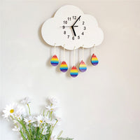 Thumbnail for Ins Wooden Cloud Wall Clock