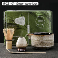 Thumbnail for Japanese Matcha Blender Set with Bamboo Whisk Matcha Brush