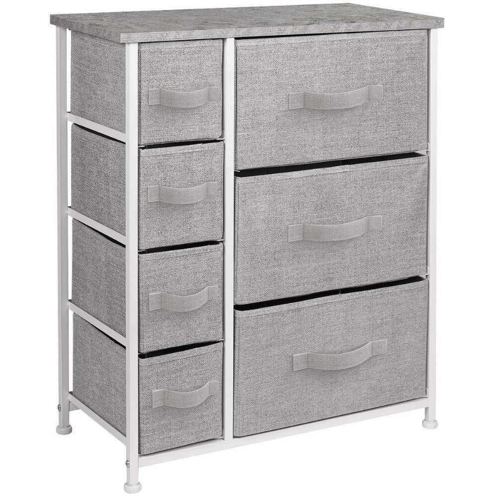 Sorbus 7-Drawer Dresser, Grey