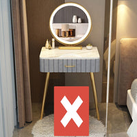 Thumbnail for Multi - functional Dressing Table with LED Mirror - Casatrail.com